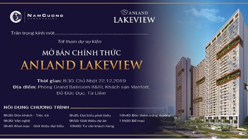 Chính thức mở bán Anland Lakeview