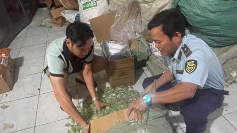 Phát hiện và tạm giữ hơn một tấn bánh kẹo không rõ nguồn gốc, xuất xứ