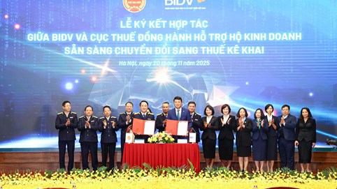 BIDV cùng ngành Thuế đồng hành hỗ trợ hộ kinh doanh chuyển đổi, bứt phá 