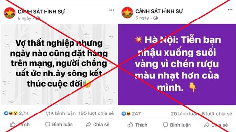 Bộ Công an cảnh báo các trang mạng xã hội giả mạo lực lượng công an để thực hiện ý đồ xấu