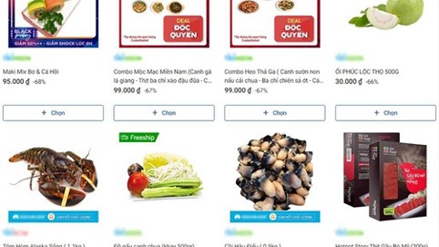 Sale cả tôm hùm, khoai lang trên sàn thương mại điện tử dịp Black Friday