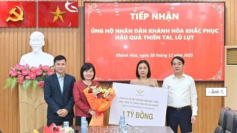 KDI Holdings hỗ trợ 1 tỷ đồng đến đồng bào bị ảnh hưởng lũ lụt tại Khánh Hòa