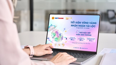 Tận hưởng ưu đãi vượt trội khi sử dụng thẻ và gửi tiết kiệm Vietbank