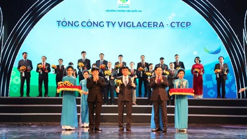 Viglacera tự hào đón nhận danh vị Thương hiệu Quốc gia Việt Nam