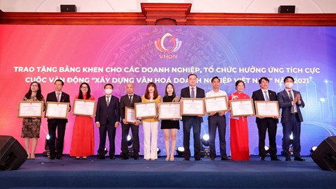 Tôn vinh những công ty công nghệ tại diễn đàn Văn hóa với Doanh nghiệp