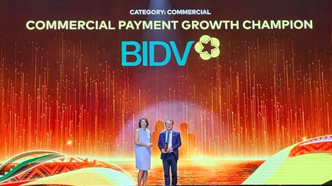 BIDV liên tiếp nhận giải thưởng quốc tế về thẻ doanh nghiệp