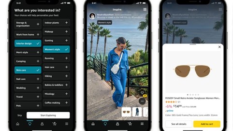 Amazon ra mắt tính năng mua sắm tương tự TikTok