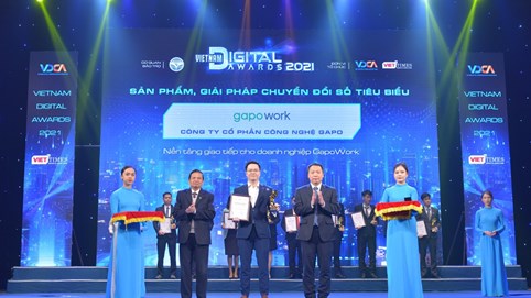 GapoWork, VCB Digibank, FPT akaBot được vinh danh là giải pháp chuyển đổi số tiêu biểu Việt Nam 2021