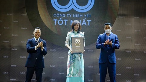 Bảo Việt - đại diện duy nhất ngành bảo hiểm trong danh sách Top 50 công ty niêm yết tốt nhất Việt Nam do Forbes bình chọn