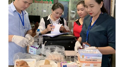 Triển khai giám sát mối nguy ô nhiễm thực phẩm năm 2020 tại tỉnh Hà Giang