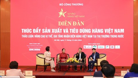 Diễn đàn thúc đẩy sản xuất và tiêu dùng hàng trong nước: Thực hiện hiệu quả Cuộc vận động “Người Việt Nam ưu tiên dùng hàng Việt Nam”