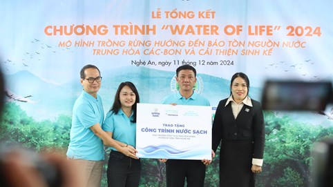 Triển khai chương trình hợp tác công - tư “Bảo tồn nguồn nước - vì một Việt Nam xanh