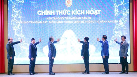 Khai trương Nền tảng số Thi hành án dân sự và Trung tâm Giám sát, Điều hành thông minh