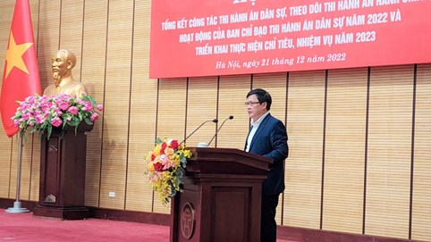 Thi hành án dân sự Hà Nội: Tăng cường lãnh đạo, chỉ đạo sâu sát, quyết liệt, hướng về cơ sở