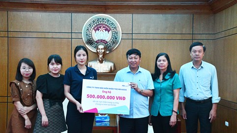 Bảo hiểm nhân thọ MB Ageas Life chia sẻ cùng các nạn nhân vụ cháy chung cư mini ở Khương Hạ