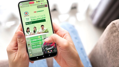 FE CREDIT tổ chức mega livestream, tưng bừng ưu đãi