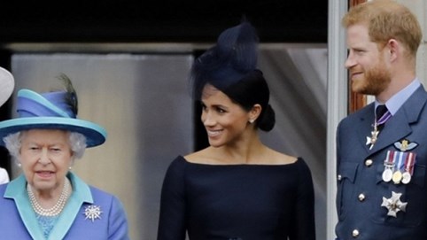 Nữ hoàng Anh đồng ý cho vợ chồng Harry rời hoàng gia
