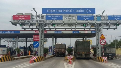 Quốc lộ 5 thu phí tự động từ 12/3
