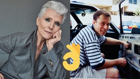 Mẹ Elon Musk đăng ảnh con trai sửa xe năm 1995 và 