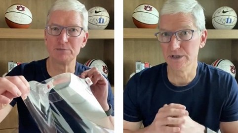 Apple sản xuất màng chắn giọt bắn để cung cấp cho nhân viên y tế Mỹ