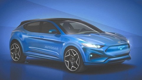 Mach E - SUV điện đầu tiên của Ford, lấy nền tảng Mustang ra mắt ngay năm nay, thách thức ông lớn Tesla