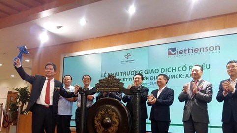 Việt Tiên Sơn Địa ốc gia nhập sàn chứng khoán