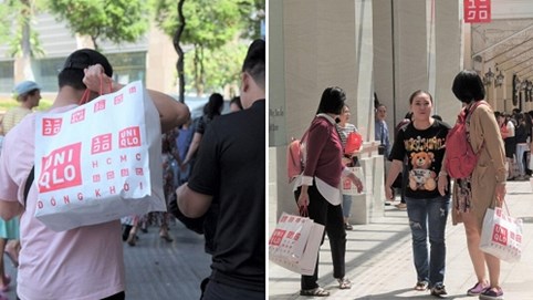 Uniqlo 'vỡ trận' ngày khai trương tại Việt Nam