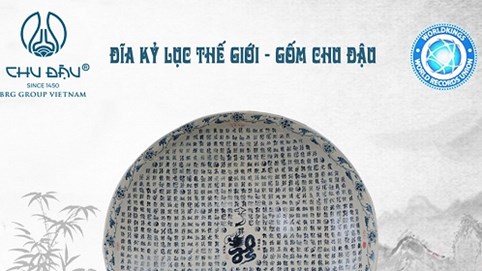 Chuyện chưa kể về chiếc đĩa kỷ lục thế giới của Gốm Chu Đậu