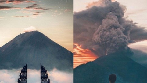 5 ngọn núi lửa trực chờ phun trào ở Indonesia thu hút du khách