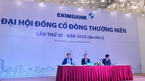 Trên 55% cổ đông không thông qua quy chế, họp ĐHCĐ Eximbank lại thất bại
