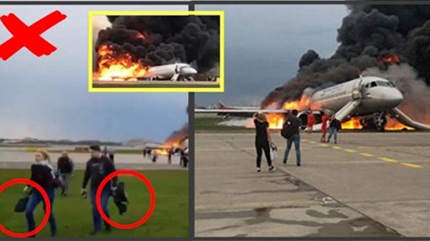 Những nguyên tắc thoát hiểm sống còn khi máy bay bốc cháy