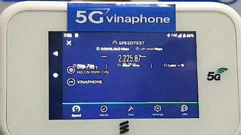 5G thử nghiệm của VNPT đạt tốc độ 2,2Gbps, sẵn sàng cho 5G thương mại