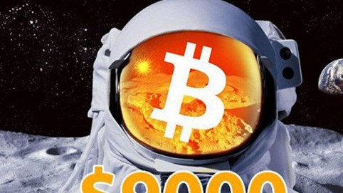 Bitcoin lại bùng nổ: Tăng giá tới 600 USD chỉ trong 1 giờ, lên sát 9.000 USD