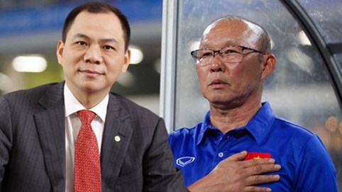 Không phải bầu Đức, tỷ phú Phạm Nhật Vượng mới là người hỗ trợ VFF trả lương cho HLV Park Hang-Seo