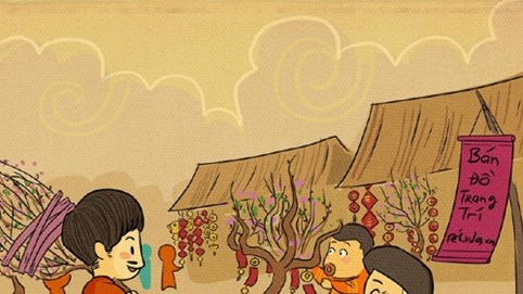 Chợ Tết - Nơi lưu giữ những kỷ niệm tuổi thơ