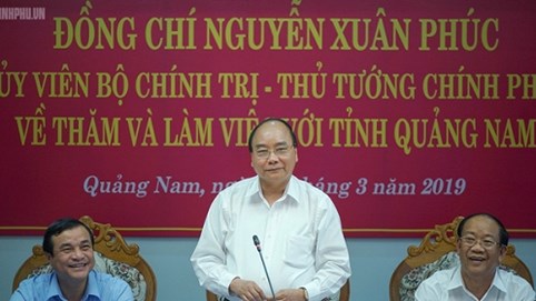 Thủ tướng: Quảng Nam phải tăng gấp đôi quy mô kinh tế trong 5 năm