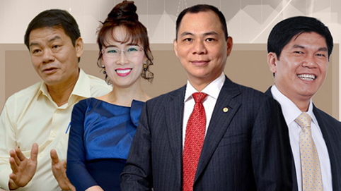 Khối tài sản của 10 tỷ phú giàu nhất sàn chứng khoán Việt “phồng-xẹp” vì Covid-19