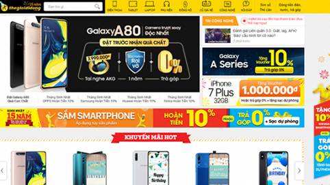 Điện thoại bão hòa, website Thế Giới Di Động tụt hạng chóng mặt trên bản đồ thương mại điện tử Việt Nam