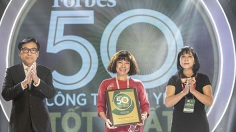 Forbes vinh danh Techcombank Top 50 công ty niêm yết tốt nhất Việt Nam