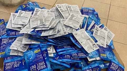 Quản lý thị trường xử phạt 33 vụ vi phạm về trang thiết bị phòng dịch