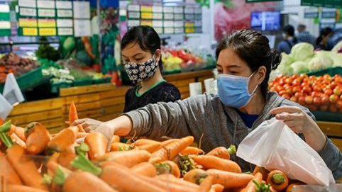 Gỡ bỏ giãn cách xã hội, chỉ số CPI tháng 5 tiếp tục giảm 0,03%