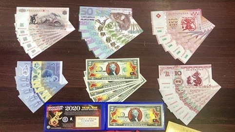 Nở rộ dịch vụ bán tiền độc lạ biếu tết