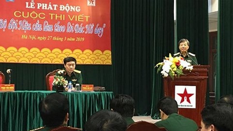 Phát động cuộc thi viết “Bộ đội Hậu cần làm theo lời Bác Hồ dạy”