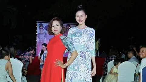 Á hậu Kim Nguyên làm vedette cho BST 