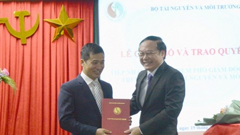 Ông Vũ Minh Lý giữ chức Phó Giám đốc Trung tâm Truyền thông Tài nguyên và Môi trường