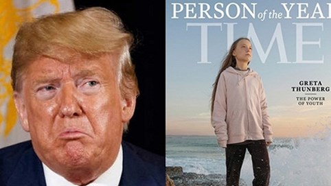 Ông Trump chế giễu 'Nhân vật năm 2019' của tạp chí Time