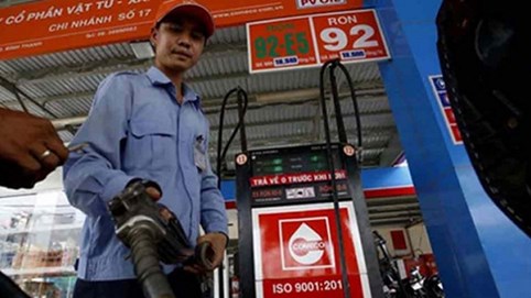 Giá xăng dầu đồng loạt tăng mạnh từ chiều nay