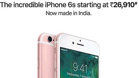 Apple sản xuất iPhone 6s tại Ấn Độ, giá chỉ còn 380 USD