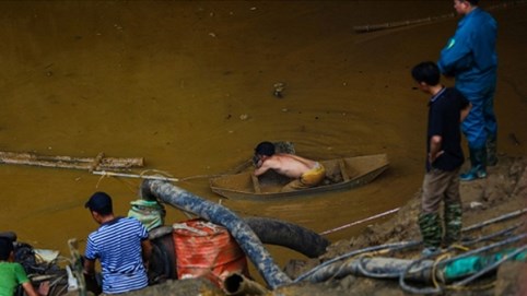 Vụ sập hang khai thác vàng ở Hòa Bình: Tạm giữ chủ bãi khai thác vàng trái phép