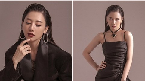 Bà xã Trấn Thành khoe dáng triệt để trong những thiết kế ôm sát